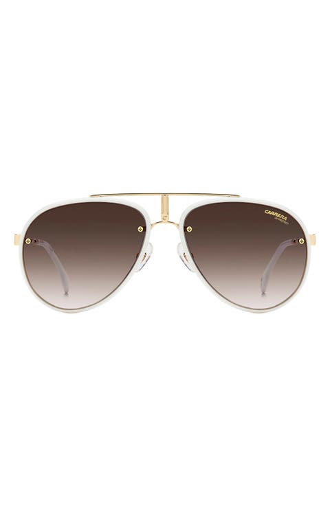 Glory 58mm Pilot Sunglasses