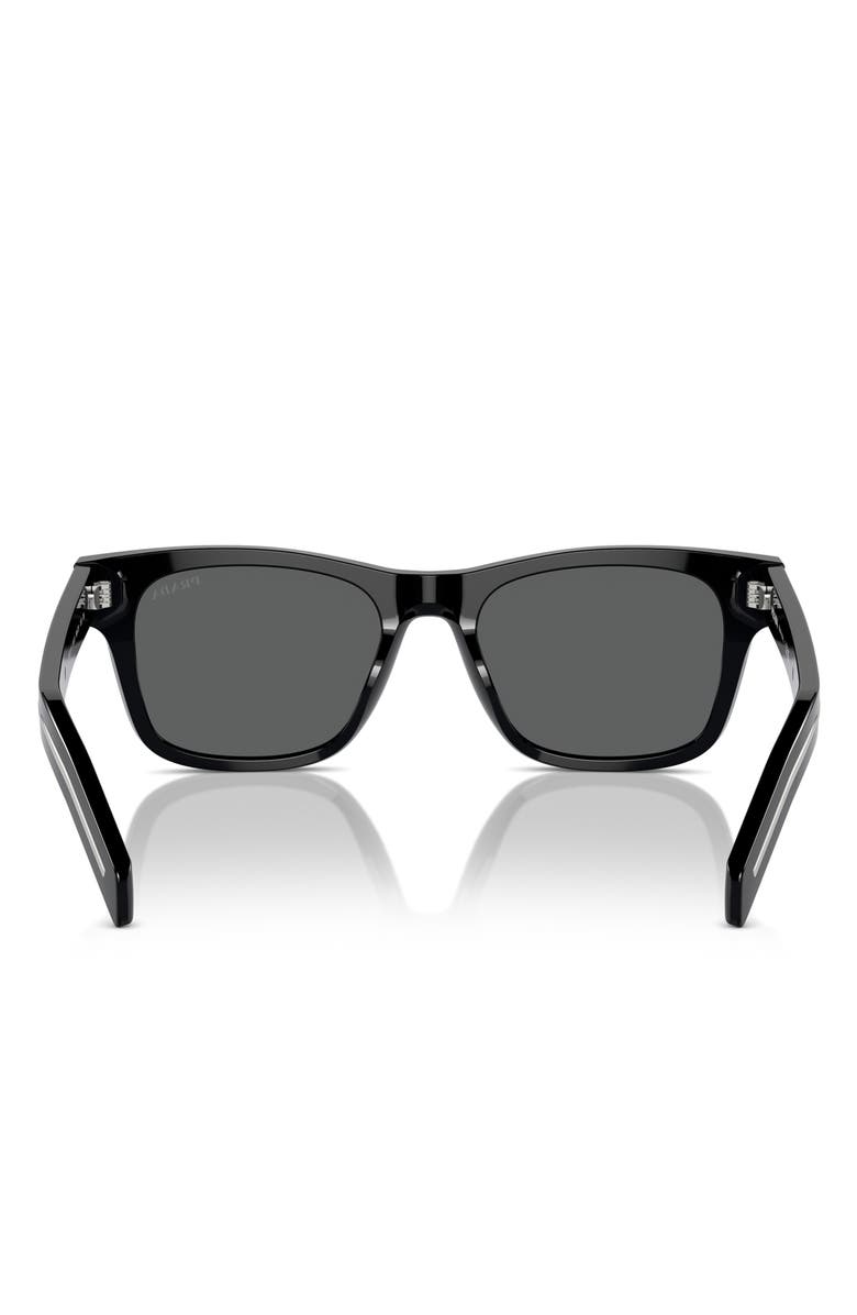 Prada 55mm Rectangular Sunglasses, Alternate, color, 