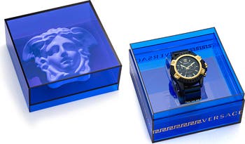 Icon Active Silicone Strap Watch, 44mm