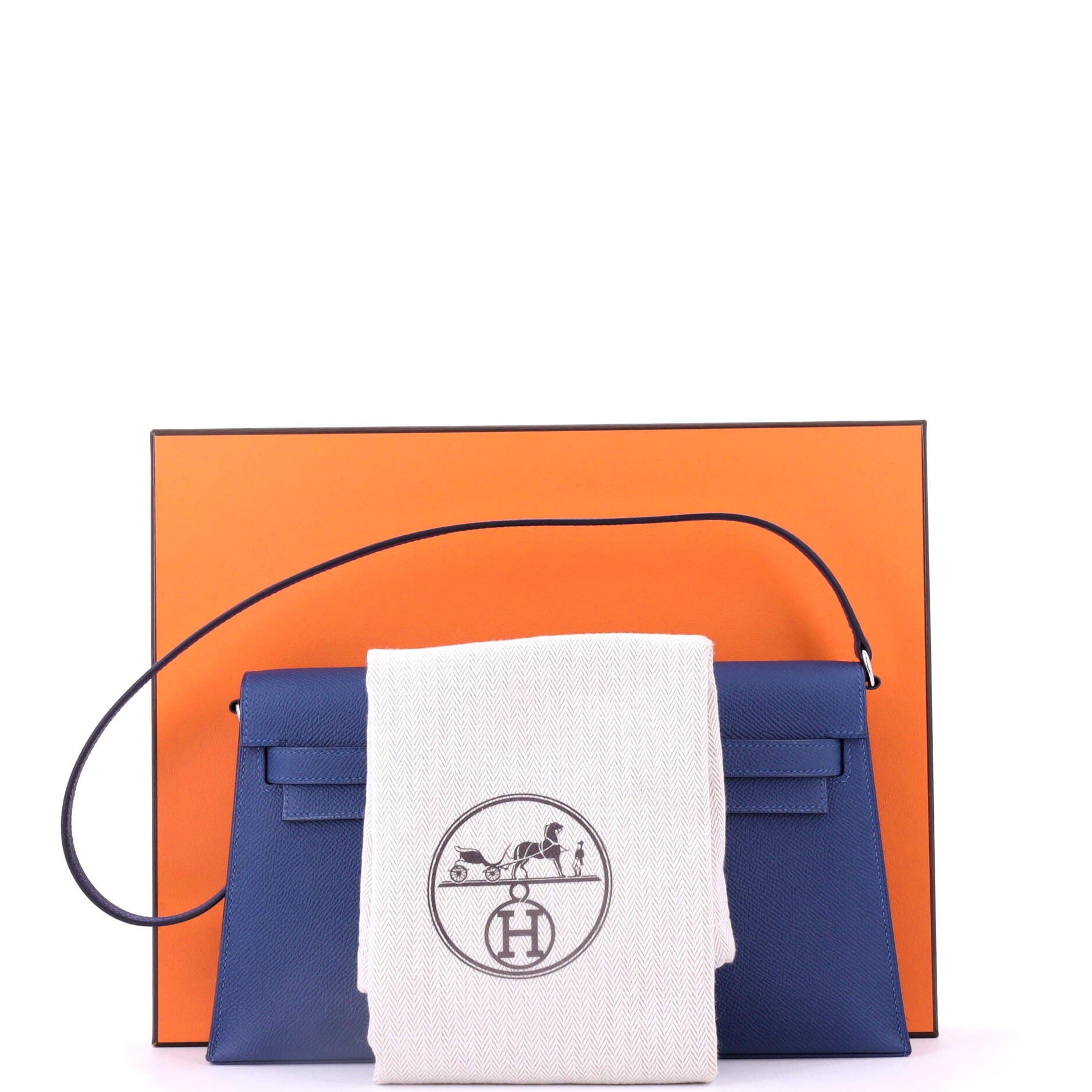 Pre-Owned Hermes Kelly Elan Shoulder Bag Epsom, Alternate, color, 