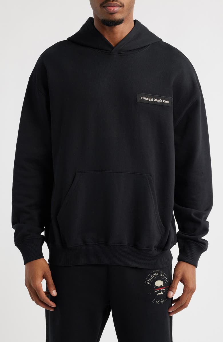 OVERNIGHT ANGELS CREW Heritage Hoodie, Main, color, 