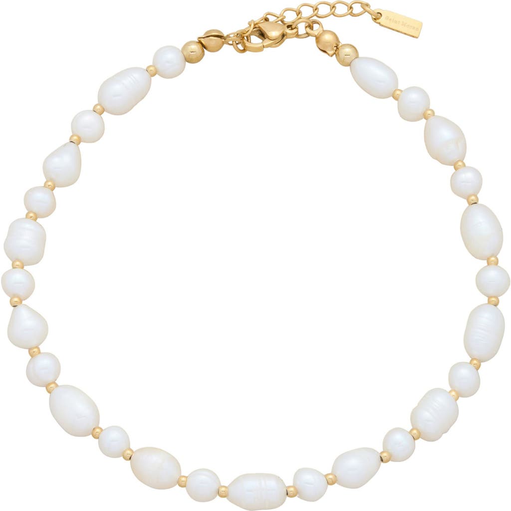 St. Moran Chunky Freshwater Pearl Anklet