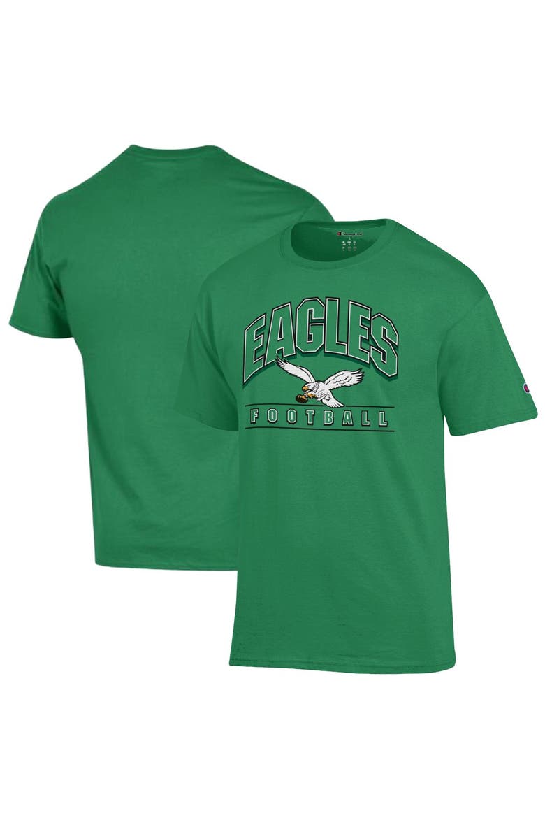 Men's Champion Kelly Green Philadelphia Eagles Jersey T-Shirt, Main, color, Kelly Green