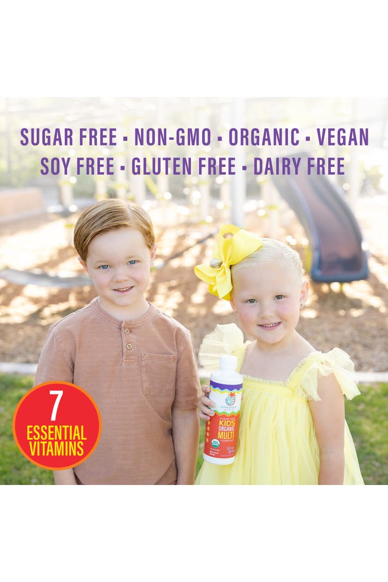 Organic Liquid Kid's Multi + Omega's Very Berry 450 ml, Alternate, color, No Color
