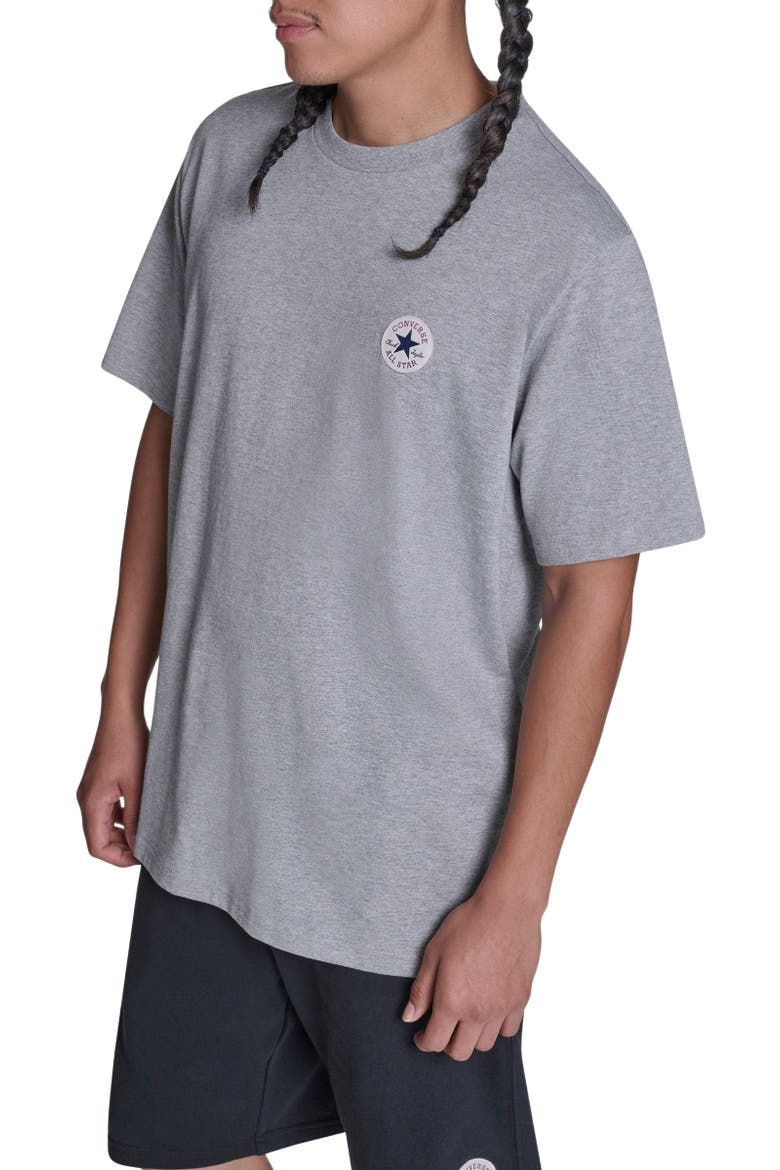 Chuck Taylor All Star Classic Patch T-Shirt, Alternate, color, VINTAGE GREY HEATHER
