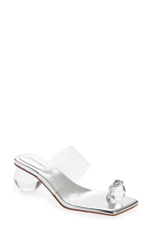 Jeffrey Campbell Latus Sandal In Silver