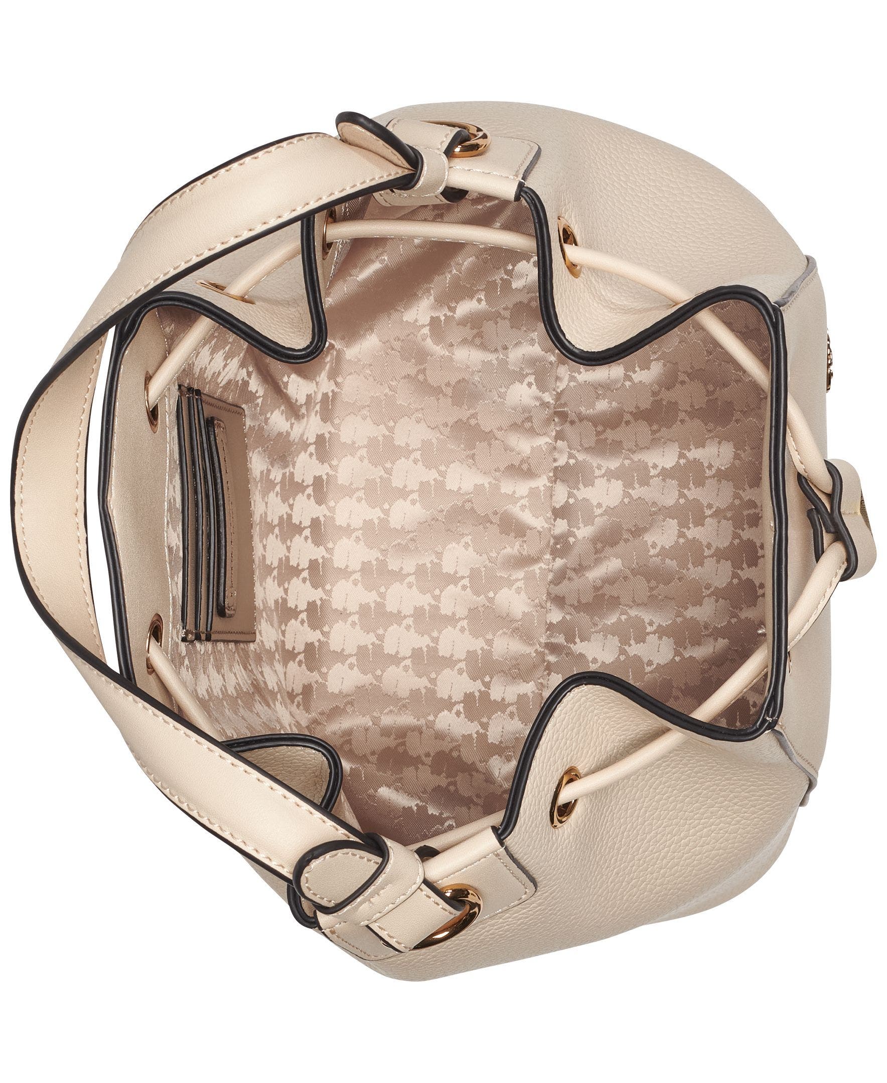 KARL LAGERFELD PARIS Adele Bucket, Alternate, color, Brie