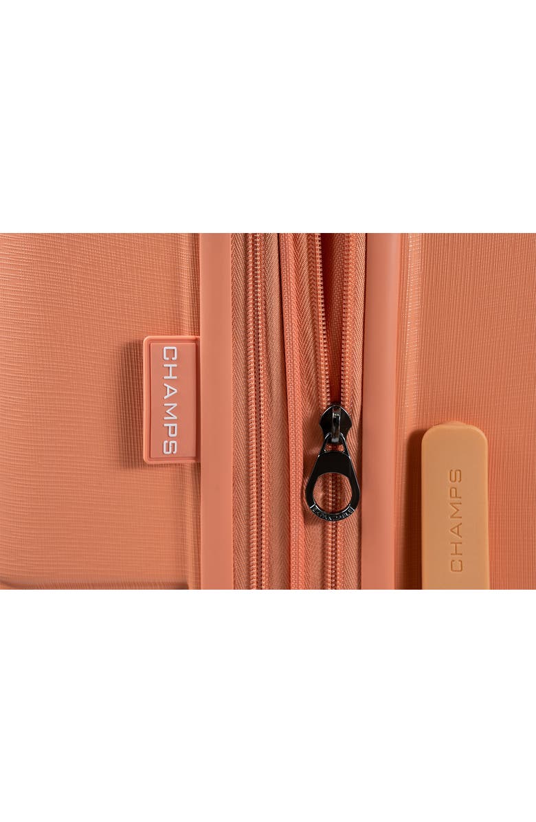 CHAMPS Spinner Suitcase 3-Piece Luggage Set, Alternate, color,