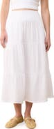 Marine Layer Corinne Double Cloth Cotton Maxi Skirt