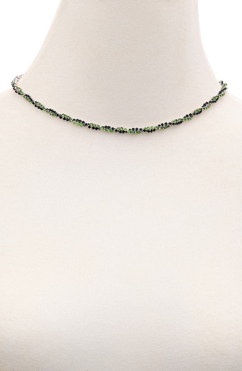 Vince Camuto Twisted Necklace, Alternate, color, Silver Tone