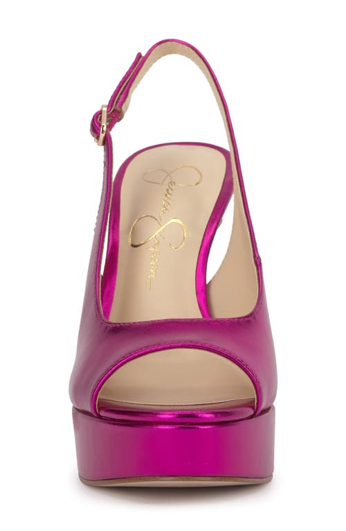 Jessica Simpson Sibilla Slingback Platform Sandal In Multi