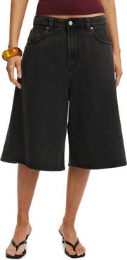 Cotton On Women's Lyocell Wide Denim Jort