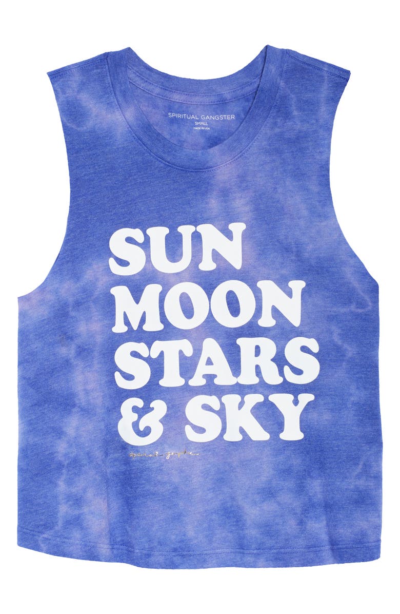 Spiritual Gangster Sky Crop Tank, Alternate, color, 