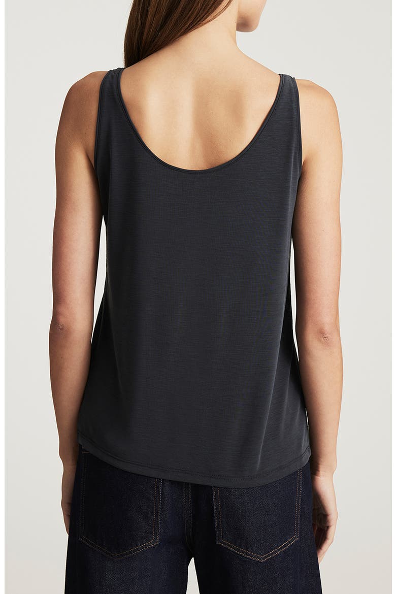 Henley Tank, Alternate, color, BLACK