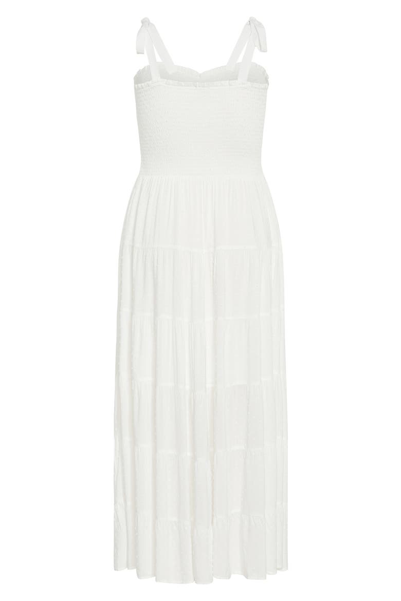 Spot Sara Dobby Maxi Dress, Alternate, color, IVORY