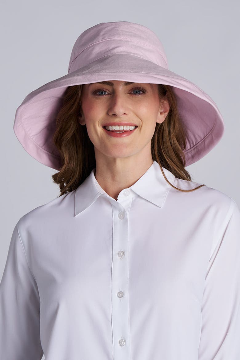 Women's Sydney Kettle Brim Hat, UPF 50+ Sun Protection, Alternate, color, Powder Pink