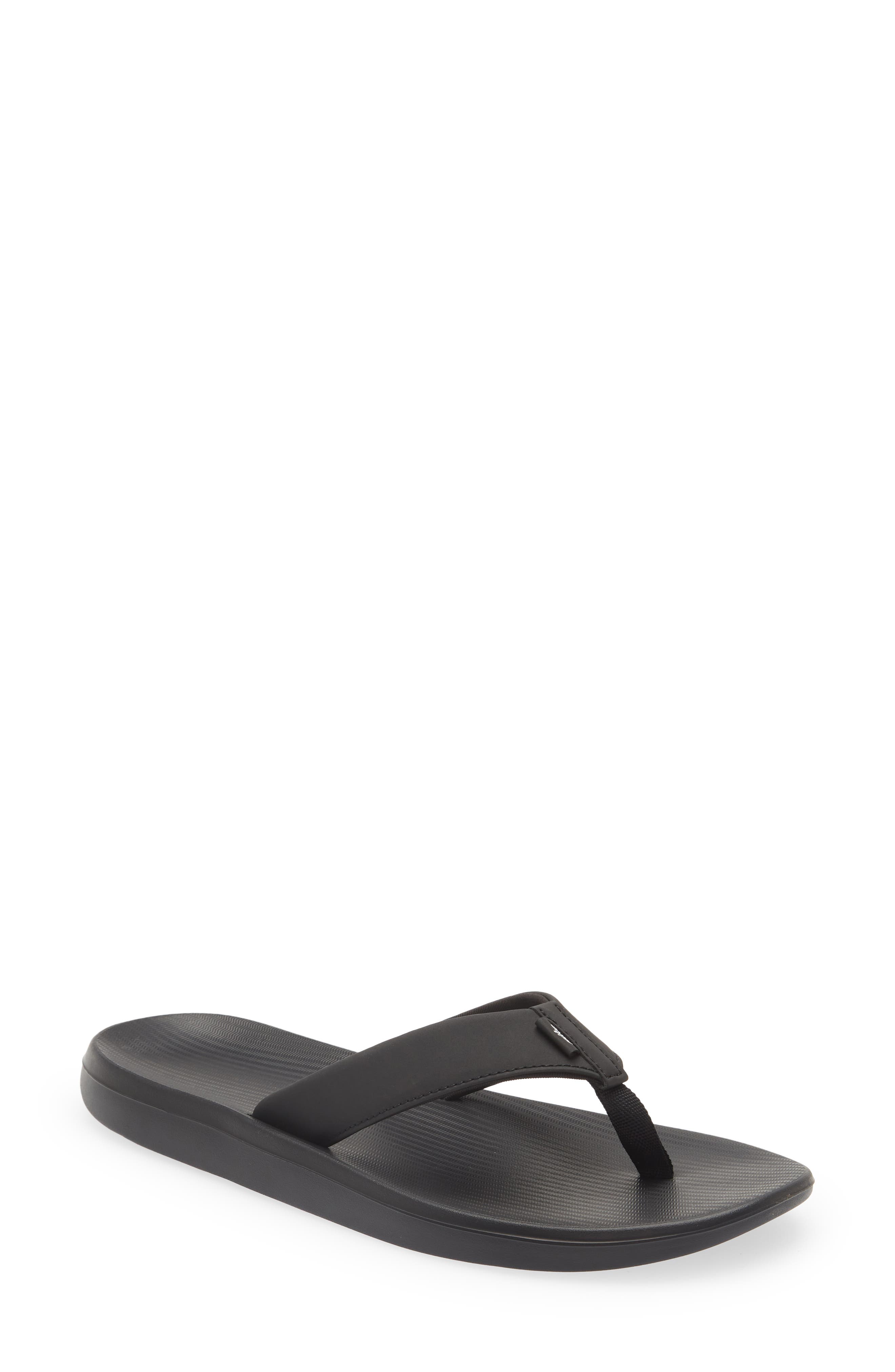 Nike Kepa Kai Flip Flop, Main, color, Black/ White