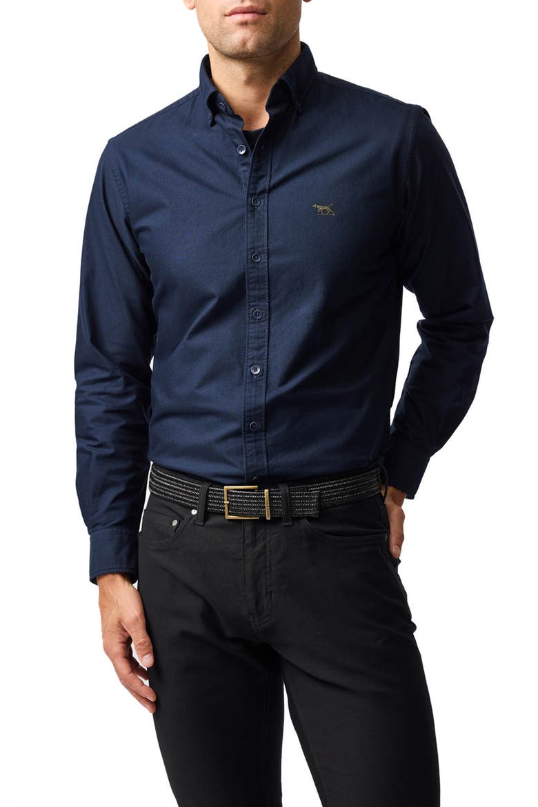 Oxford Sports Fit Shirt, Main, color, INK
