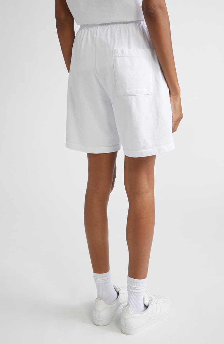 Sporty & Rich NY '94 Gym Shorts, Alternate, color, Open White