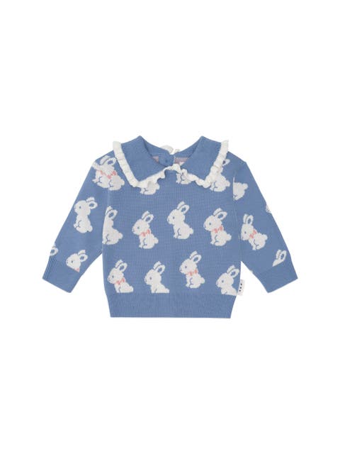 Bunny Field Frill Collar Pullover (Toddler, Little Kid, Big Kid)