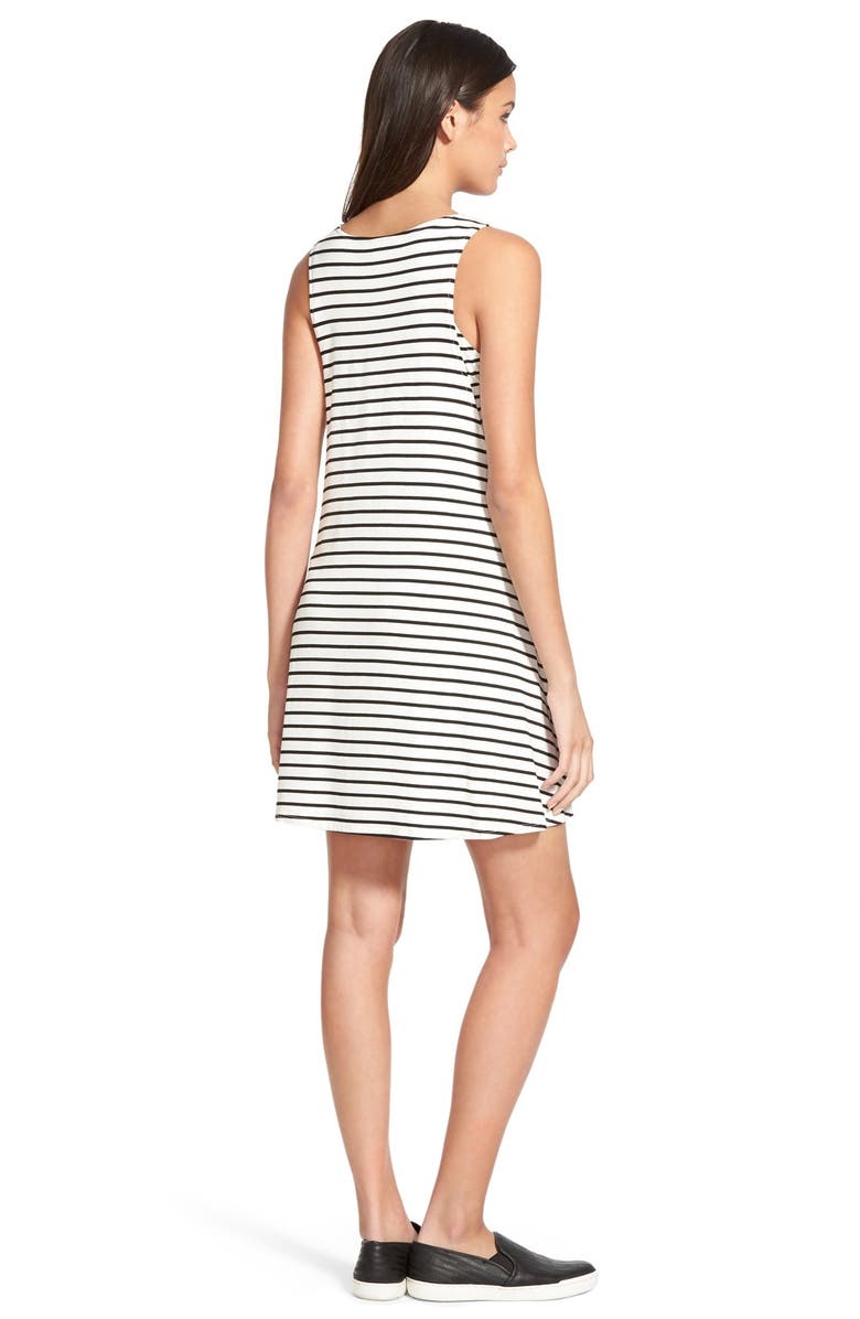 Socialite Stripe Swing Dress, Alternate, color,