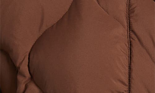 Rag & Bone Tatiana Down & Feather Fill Quilted Jacket In Brown