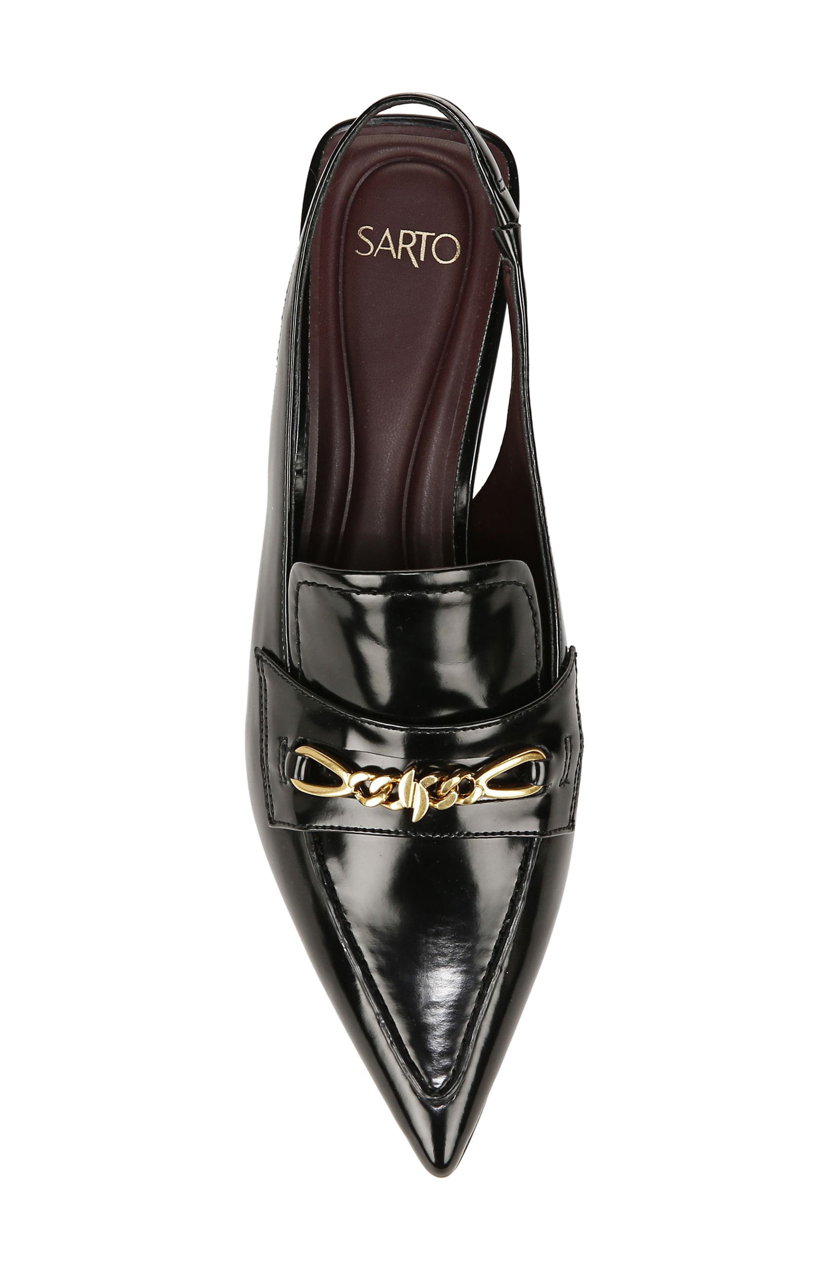 SARTO by Franco Sarto Diva Kitten Heel Pointed Toe Slingback Pump, Alternate, color, 