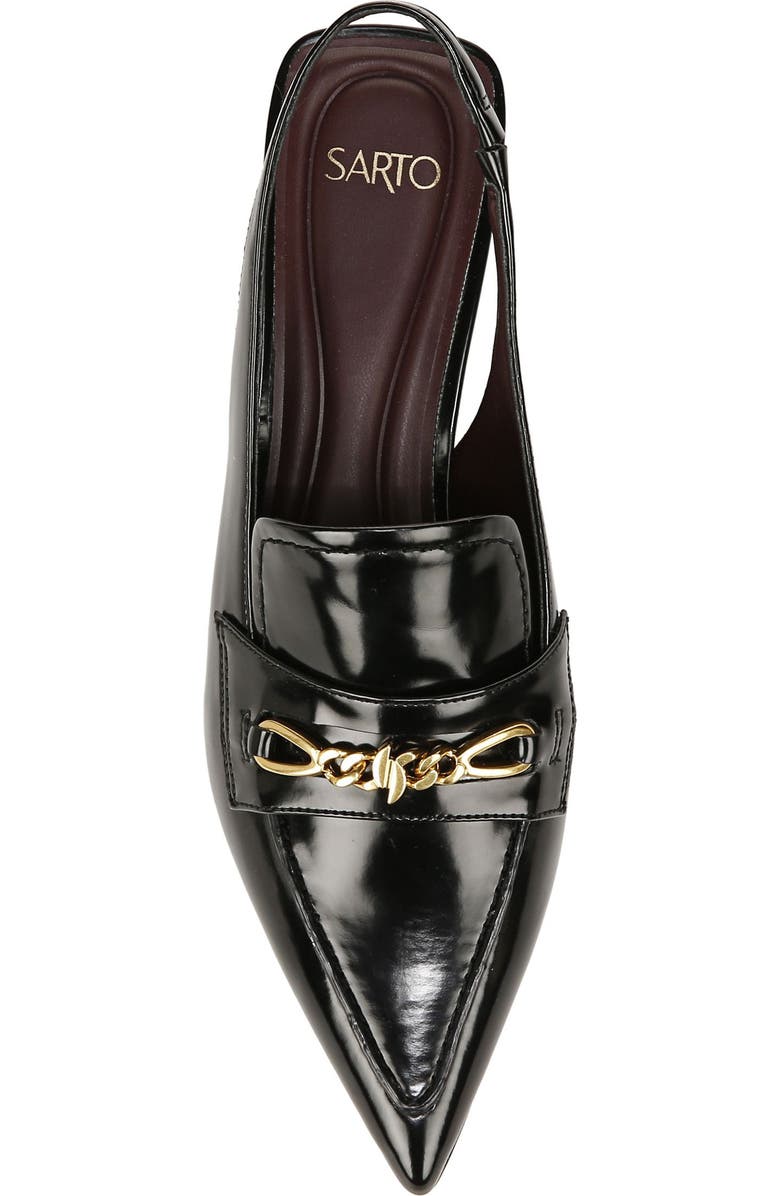 SARTO by Franco Sarto Diva Kitten Heel Pointed Toe Slingback Pump, Alternate, color,