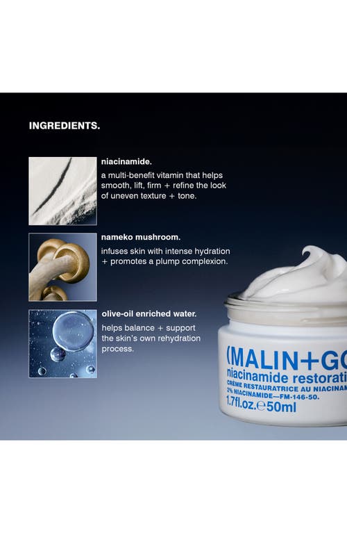 Malin + Goetz Malin+goetz Niacinamide Restorative Cream In Transparent
