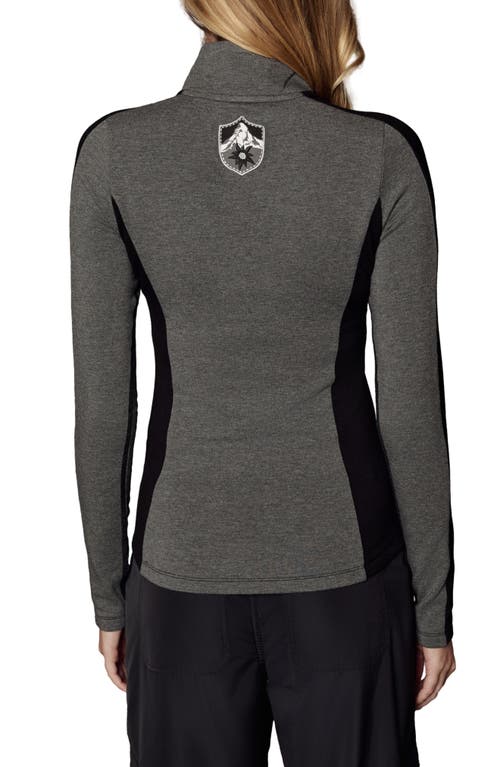 Alp N Rock Tanvi French Terry Half Zip Pullover In Animal Print
