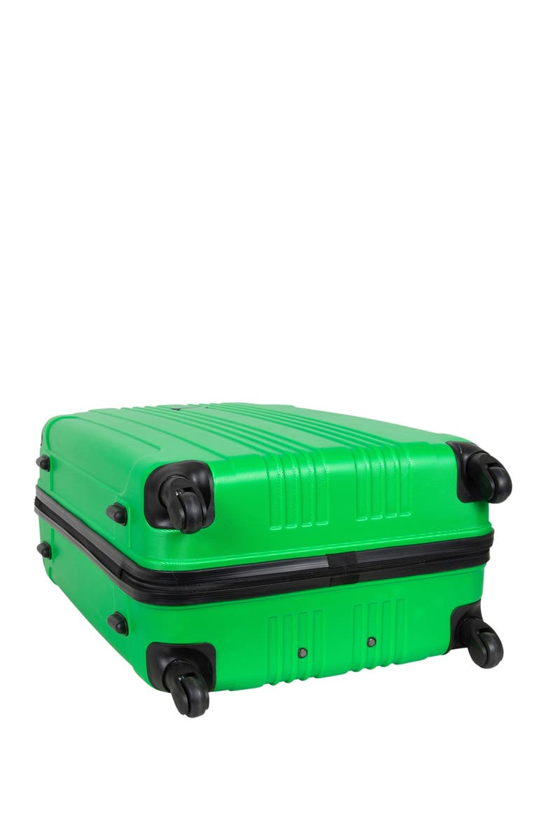 Out of Bounds 28" Lightweight Hardside 4-Wheel Spinner Luggage, Alternate, color, KELLY GREEN