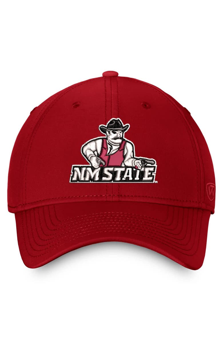 TOP OF THE WORLD Men's Top of the World Crimson New Mexico State Aggies Reflex Flex Hat, Alternate, color, Crimson