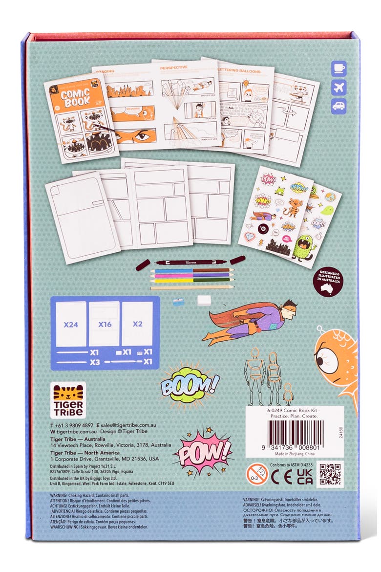 Comic Book Kit, Alternate, color, NONE