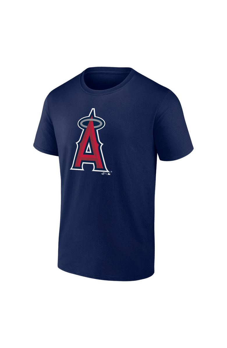 Logo Athletic Men's Logo Athletic Navy Los Angeles Angels Official Logo T-Shirt, Alternate, color, Navy