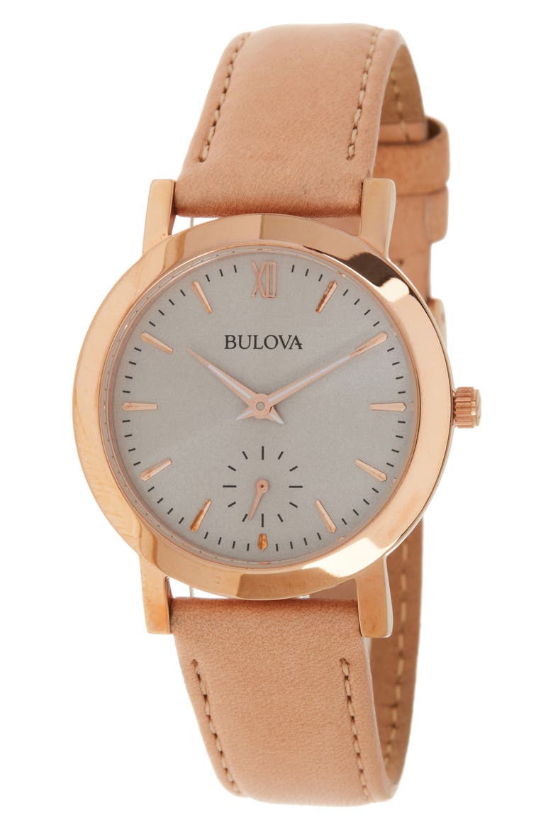 Women's Nude Strap Watch, 32mm, Main, color, BEIGE