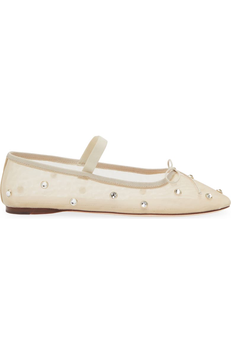 Loeffler Randall Leonie Crystal Embellished Ballet Flat, Alternate, color,