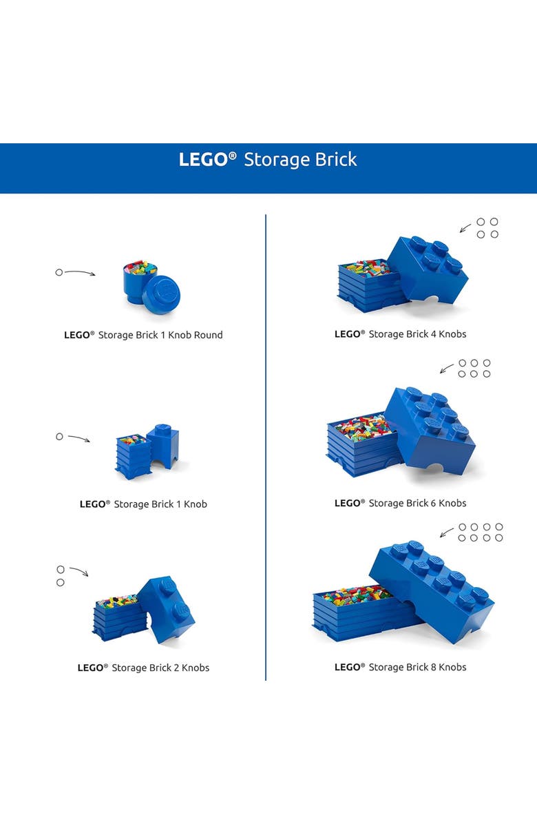 LEGO Storage Brick, Alternate, color, Red
