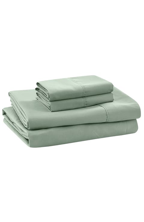 Solid Microfiber Sheet Set