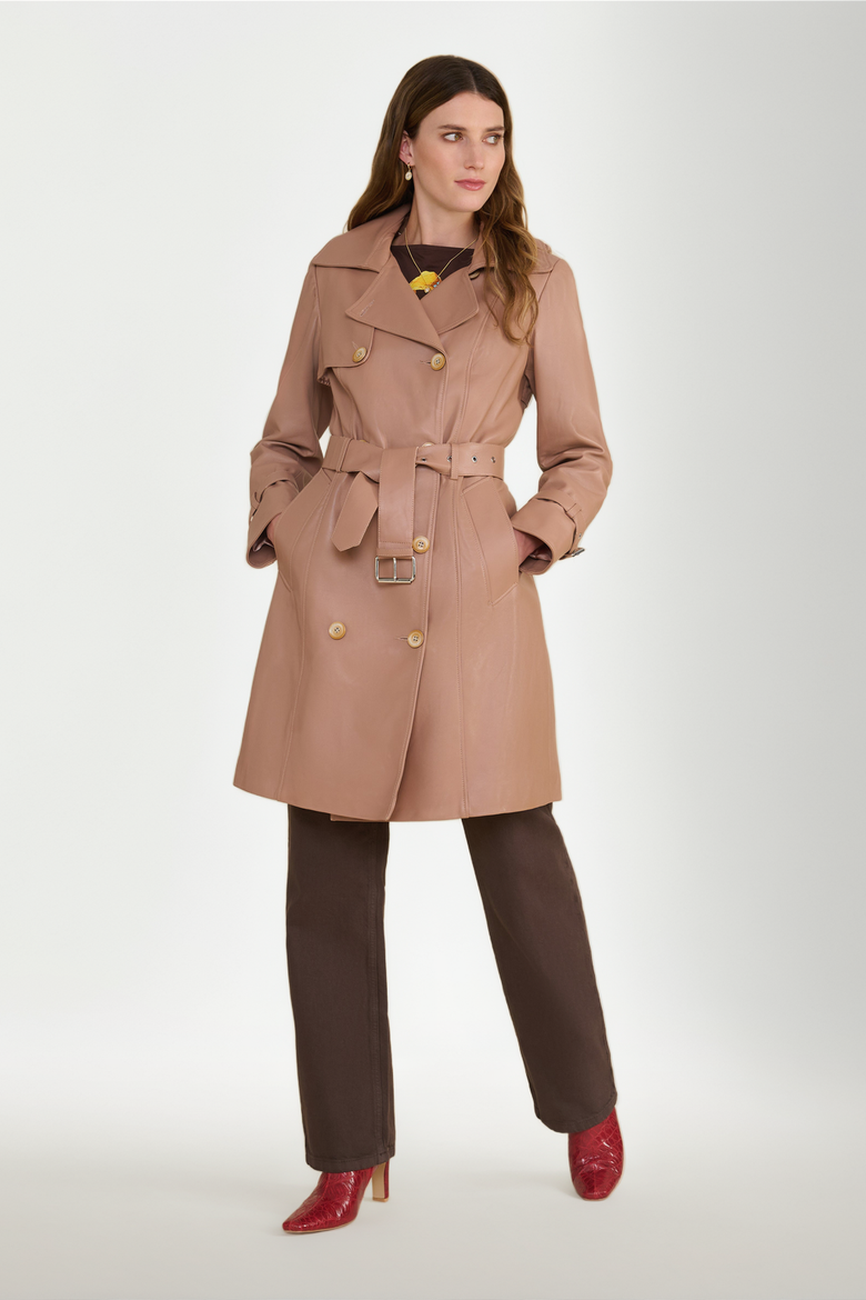 Soho Leather Jacket, Alternate, color, Mocha Brown