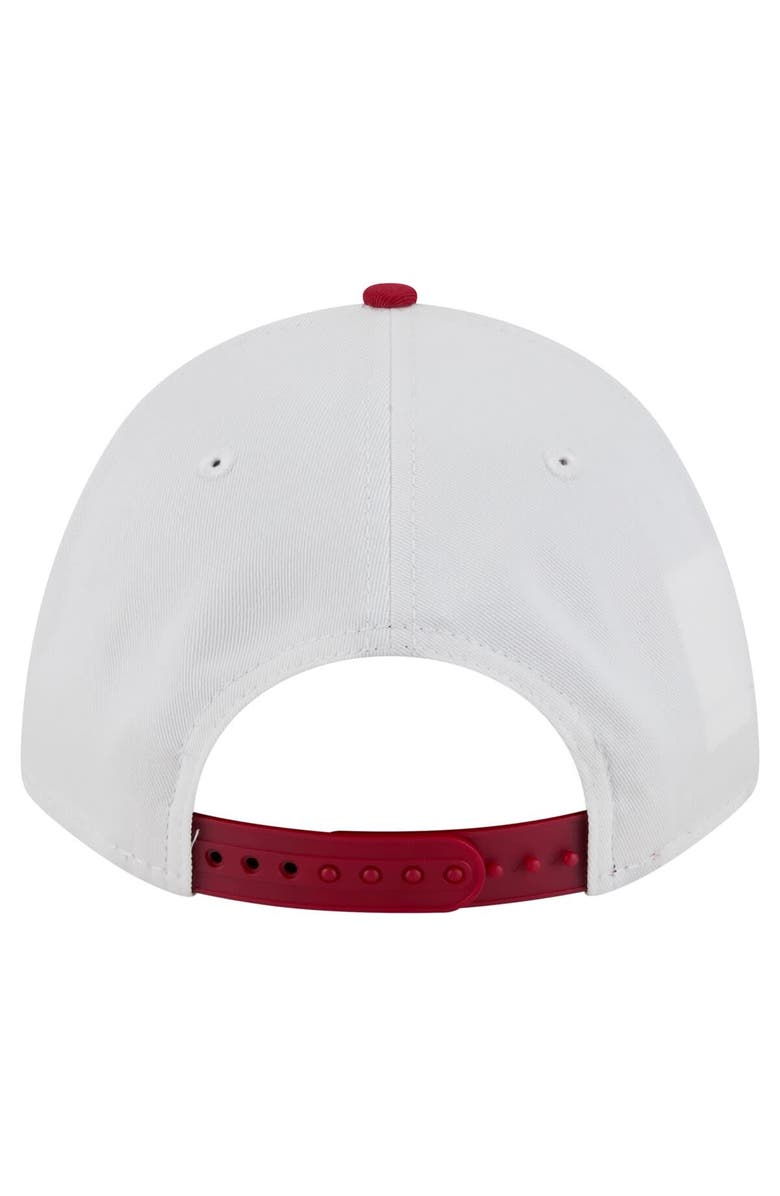 New Era Men's New Era White/Garnet South Carolina Gamecocks Arch Two-Tone Rope 9FORTY A-Frame M-Crown Adjustable Hat, Alternate, color, White