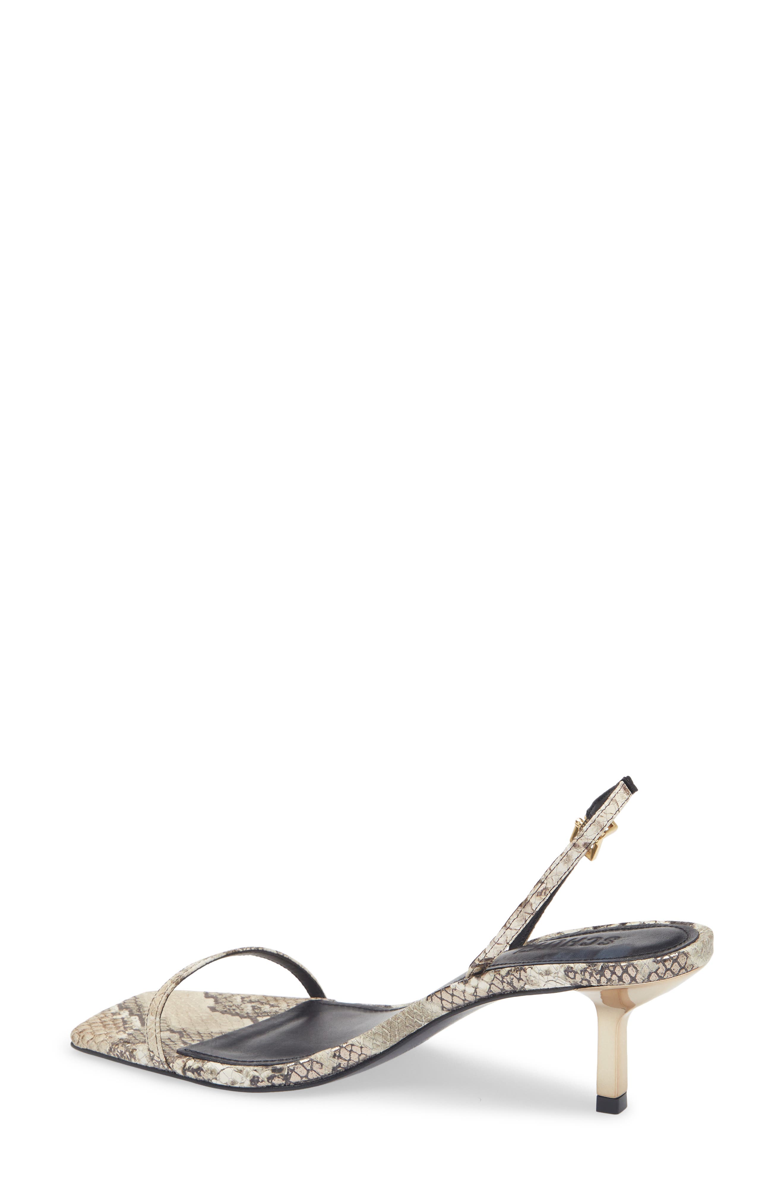 Judith Slingback Sandal, Alternate, color, PLATINA SNAKE