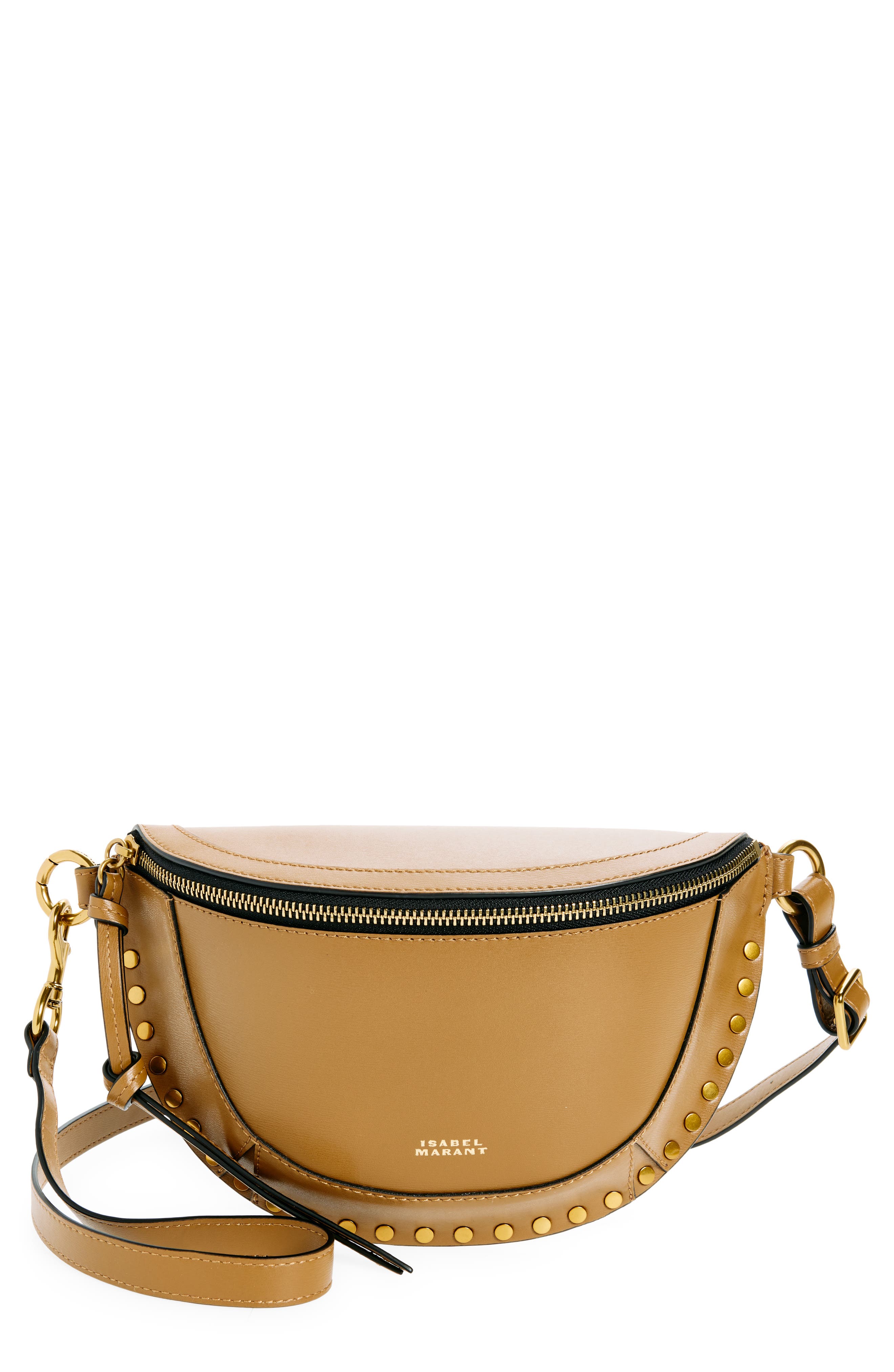 Isabel Marant Skano Stud Crossbody Bag, Main, color, 