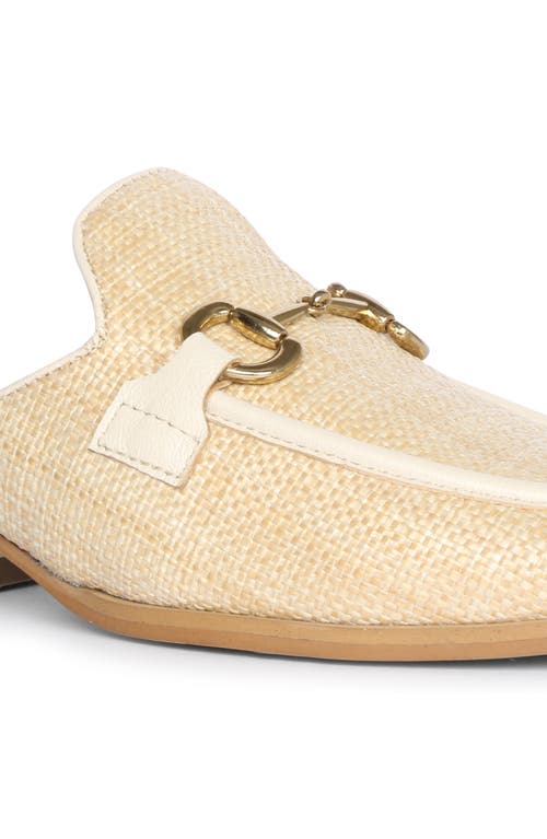 Saint G Izaara Bit Loafer Mule In Beige