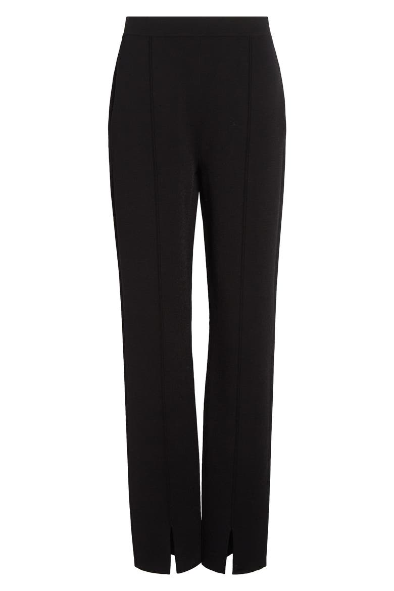Dani Slim Fit Knit Pants, Alternate, color, BLACK