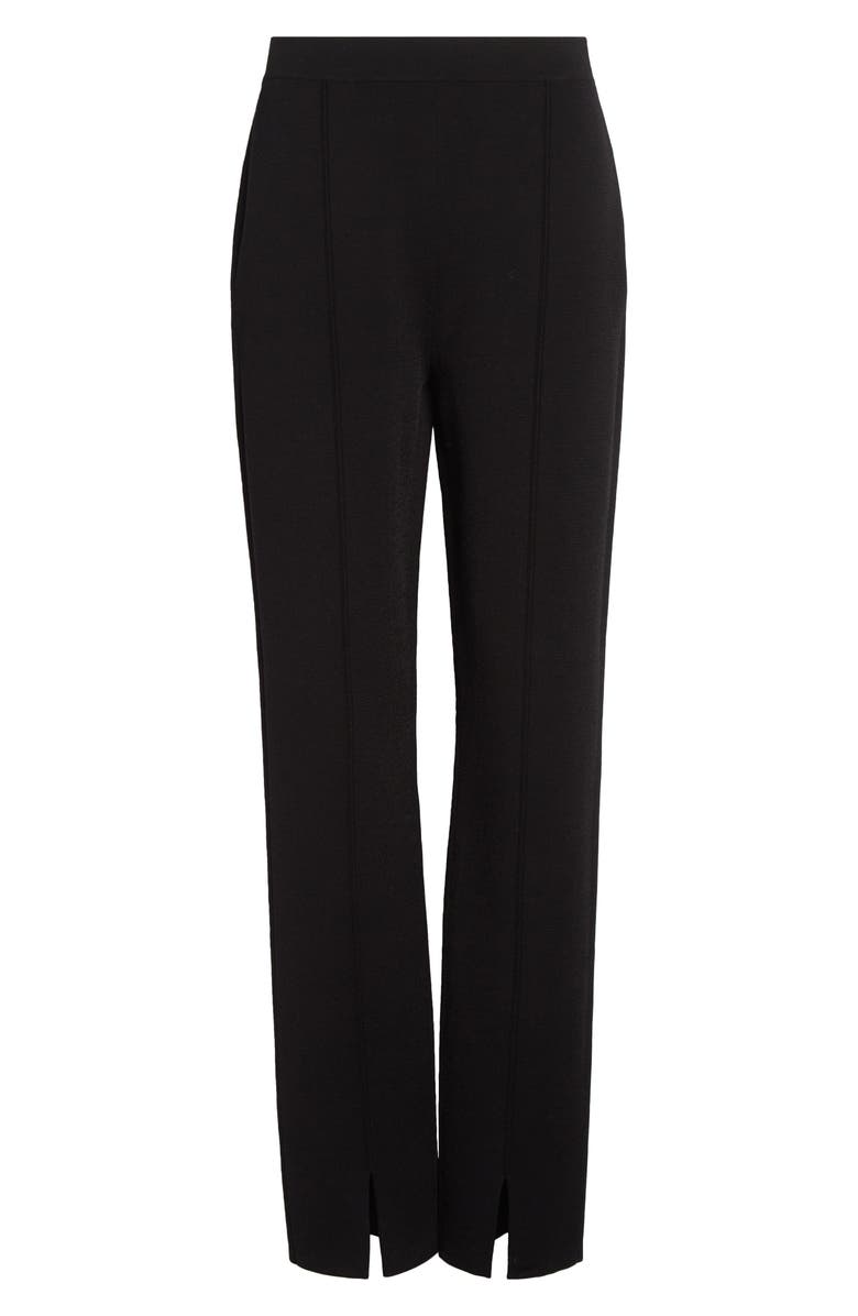 ST. JOHN Dani Slim Fit Knit Pants, Alternate, color, Black
