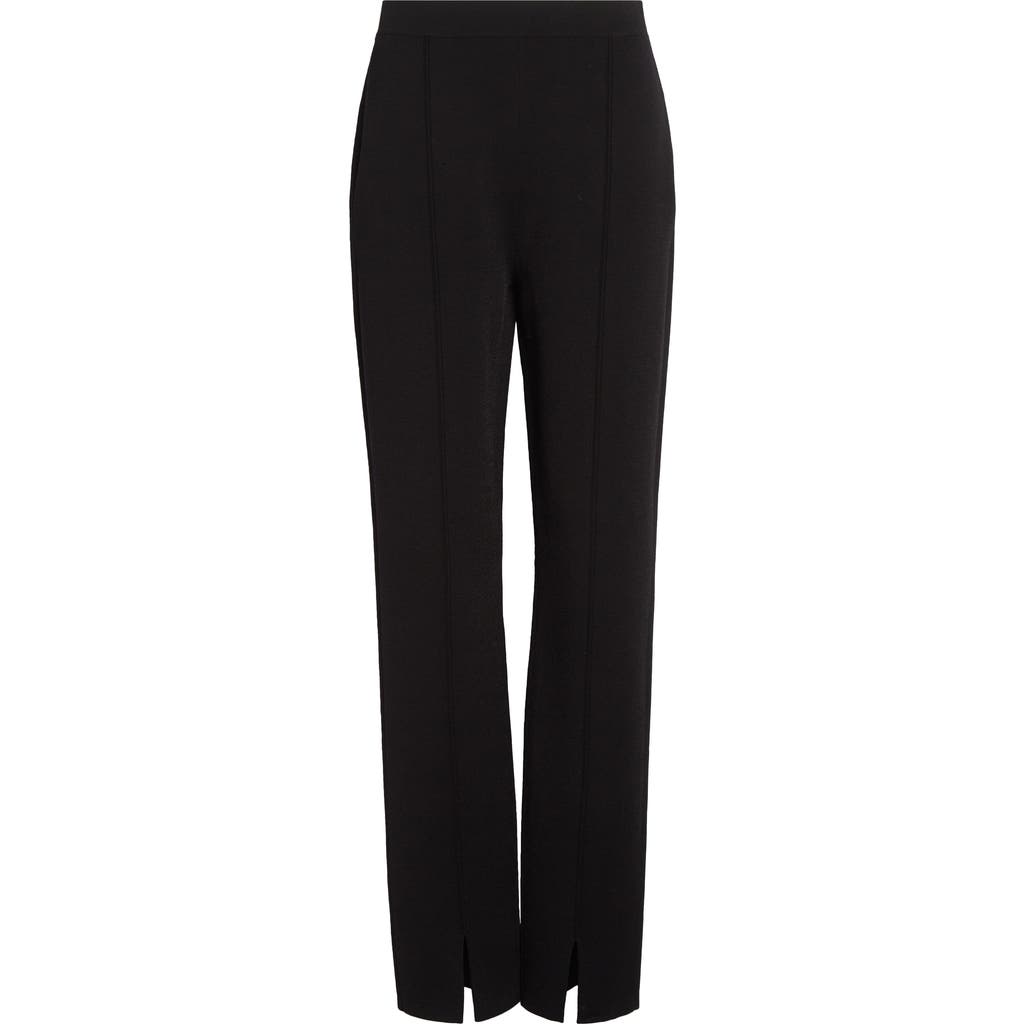 St John St. John Dani Slim Fit Knit Pants In Black