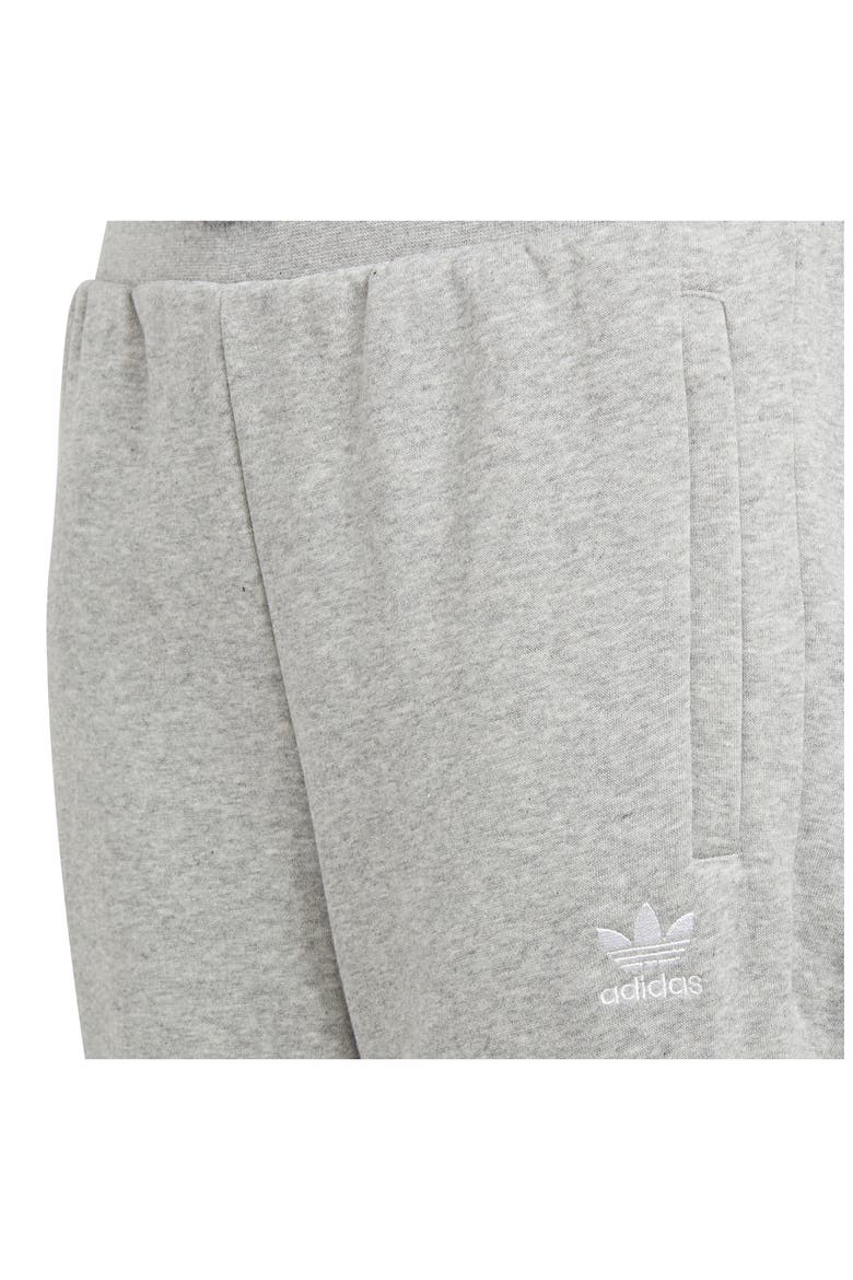 adidas Kids' Adicolor Joggers, Alternate, color, MEDIUM GREY HEATHER/ WHITE