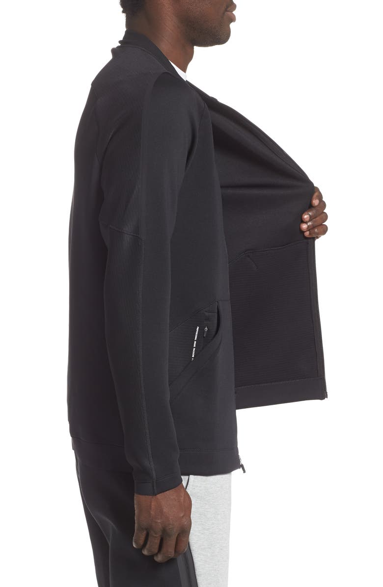 Nike Pro Dri-FIT Zip Fleece Jacket, Alternate, color, 