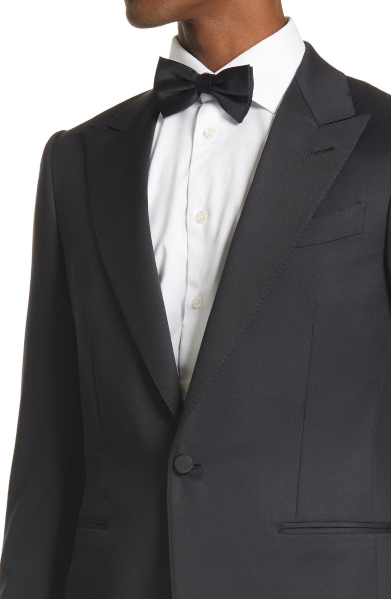 ZEGNA Micronsphere Wool Tuxedo, Alternate, color,