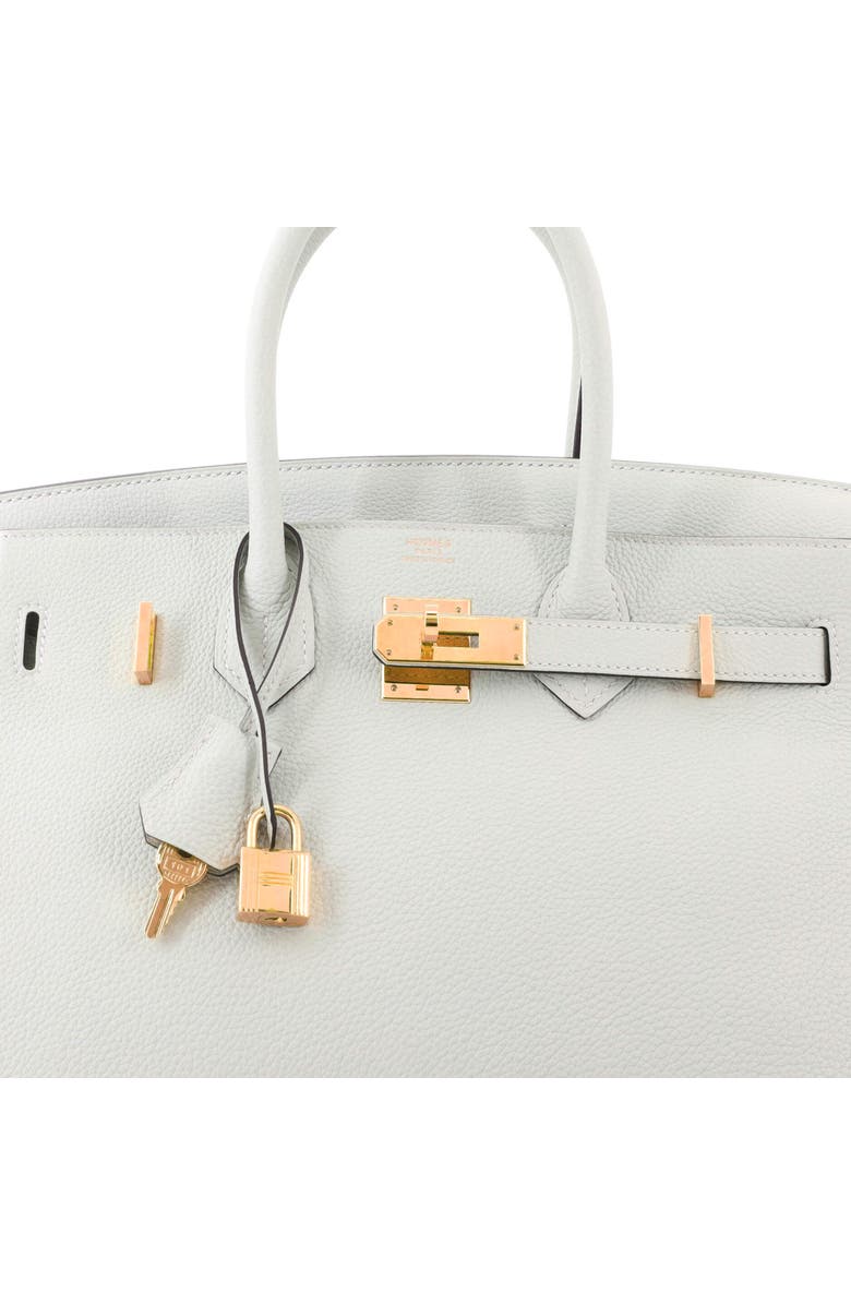Pre-Owned Hermes Birkin Handbag Grey Togo with Gold Hardware 30, Alternate, color, Gris Neve
